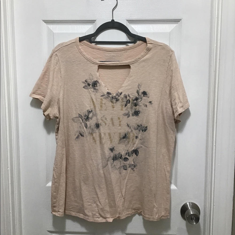 Never Say Never Pink T